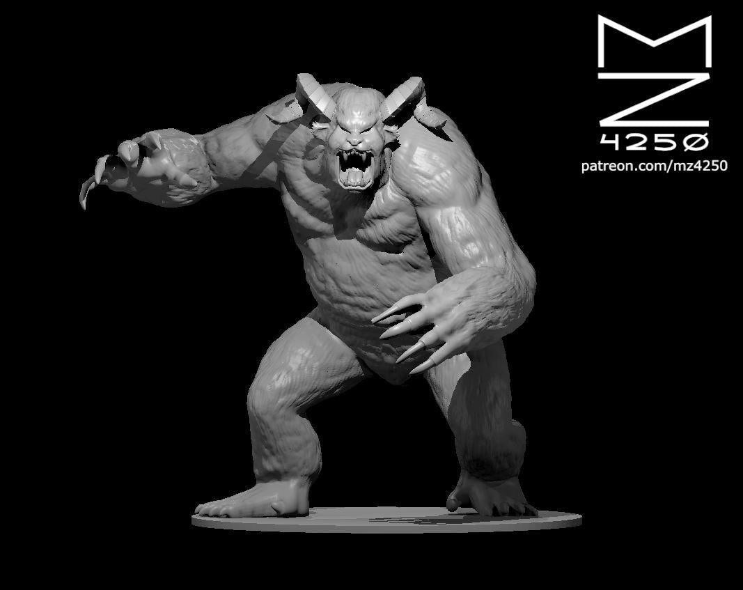 Abominable Yeti miniature by MZ4250