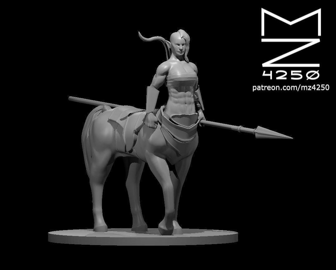 Centaur Female Lancer miniature by MZ4250