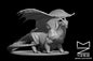 Chonky Red Dragon Adult Wyrmling miniature by MZ4250
