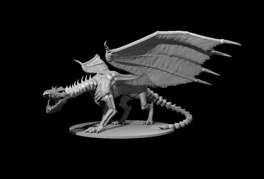 Dracolich White miniature by MZ4250