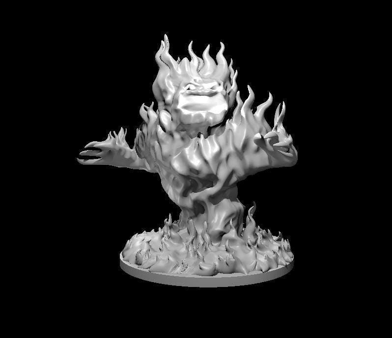 Fire Elemental miniature by MZ4250