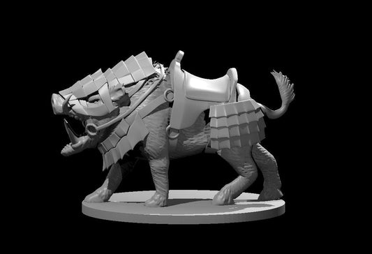 Giant Boar Mount miniature by MZ4250