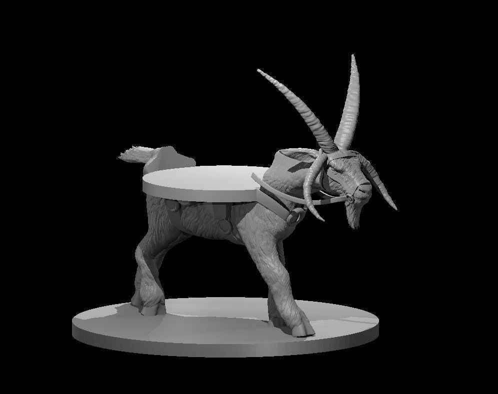 Giant Goat Mount miniature by MZ4250