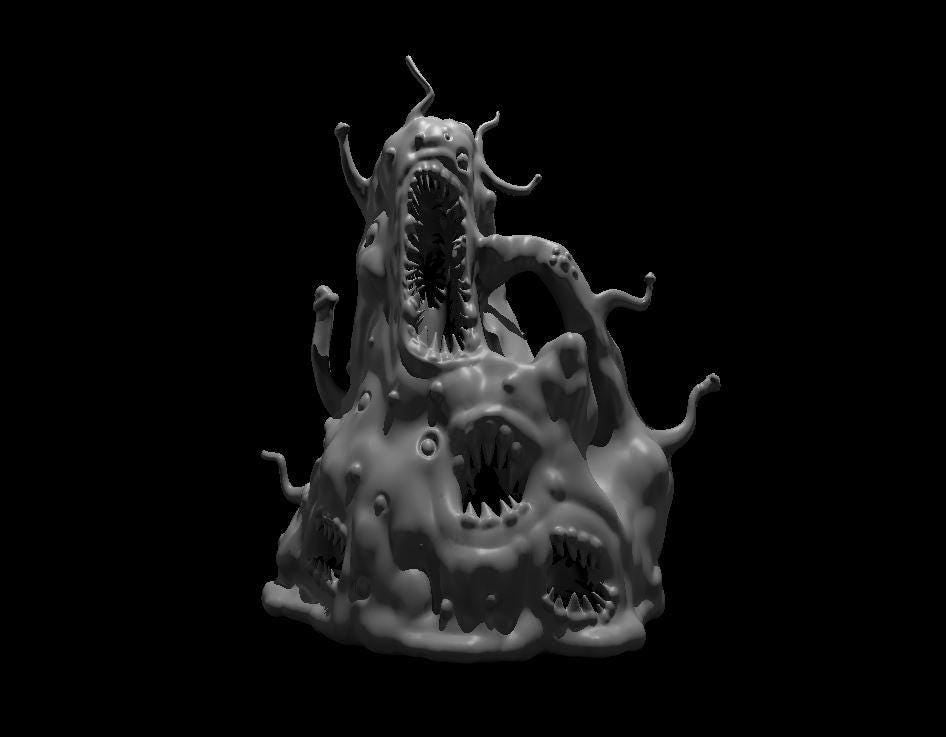Gibbering Mouther miniature by MZ4250