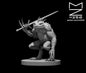 Gray Slaad miniature by MZ4250
