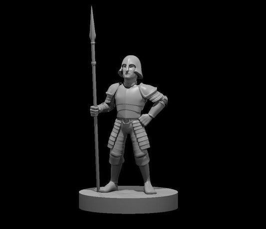 Guard Halfling Male miniature by MZ4250