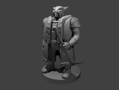 Half Dragon Lord miniature by MZ4250