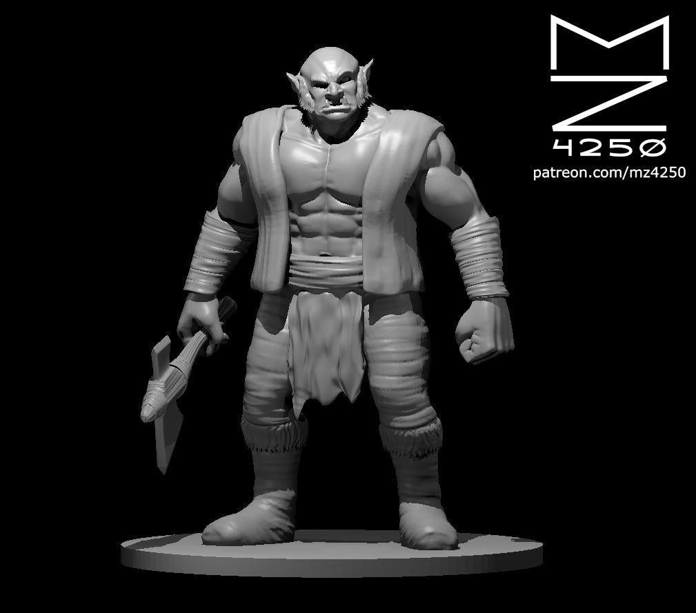 Half Ogre miniature by MZ4250