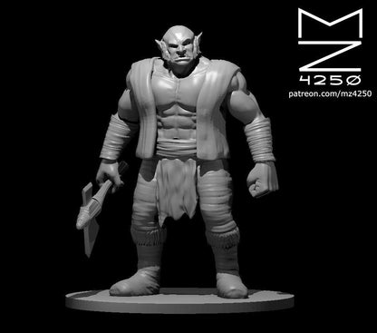 Half Ogre miniature by MZ4250