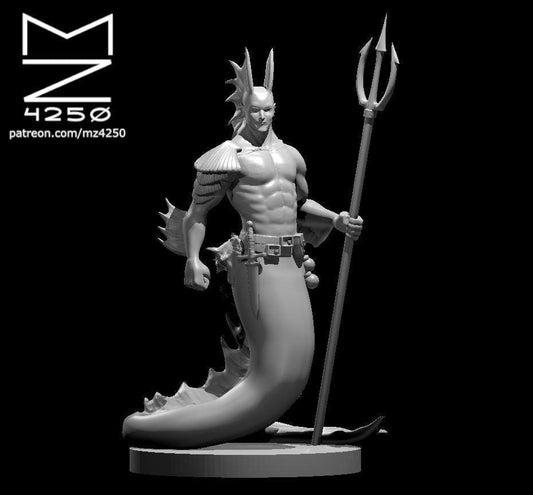 Merfolk Male miniature by MZ4250