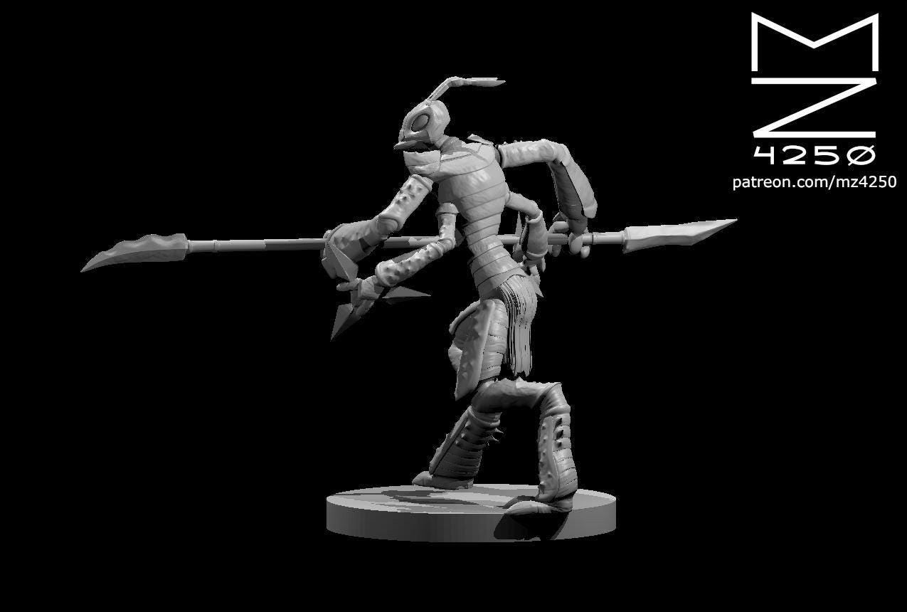 Thri-kreen miniature by MZ4250