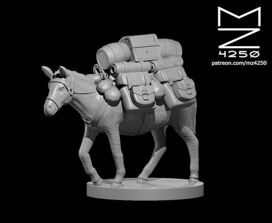 Pack Mule miniature by MZ4250