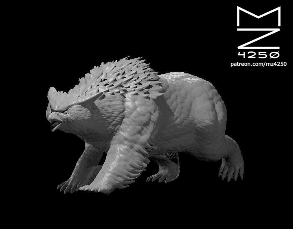 Owlbear miniature by MZ4250