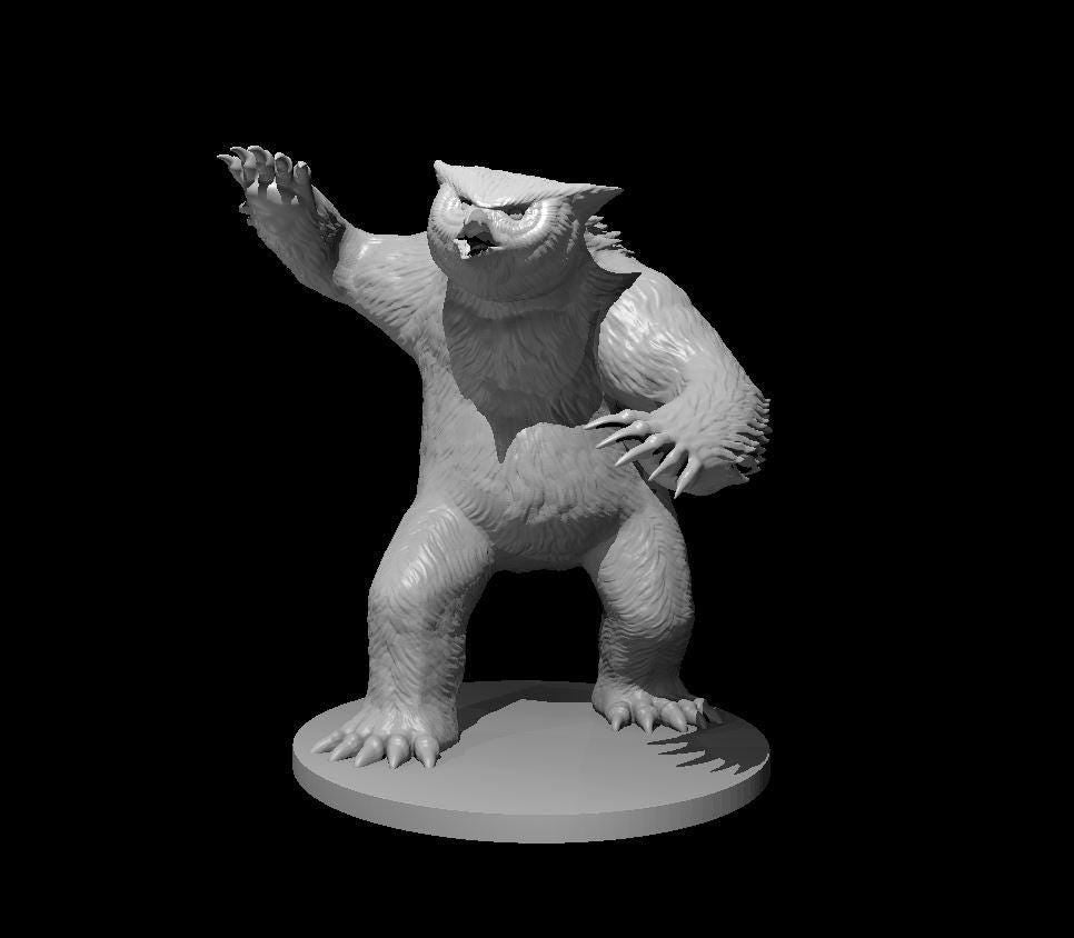 Owlbear miniature by MZ4250