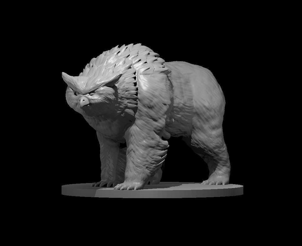 Owlbear miniature by MZ4250