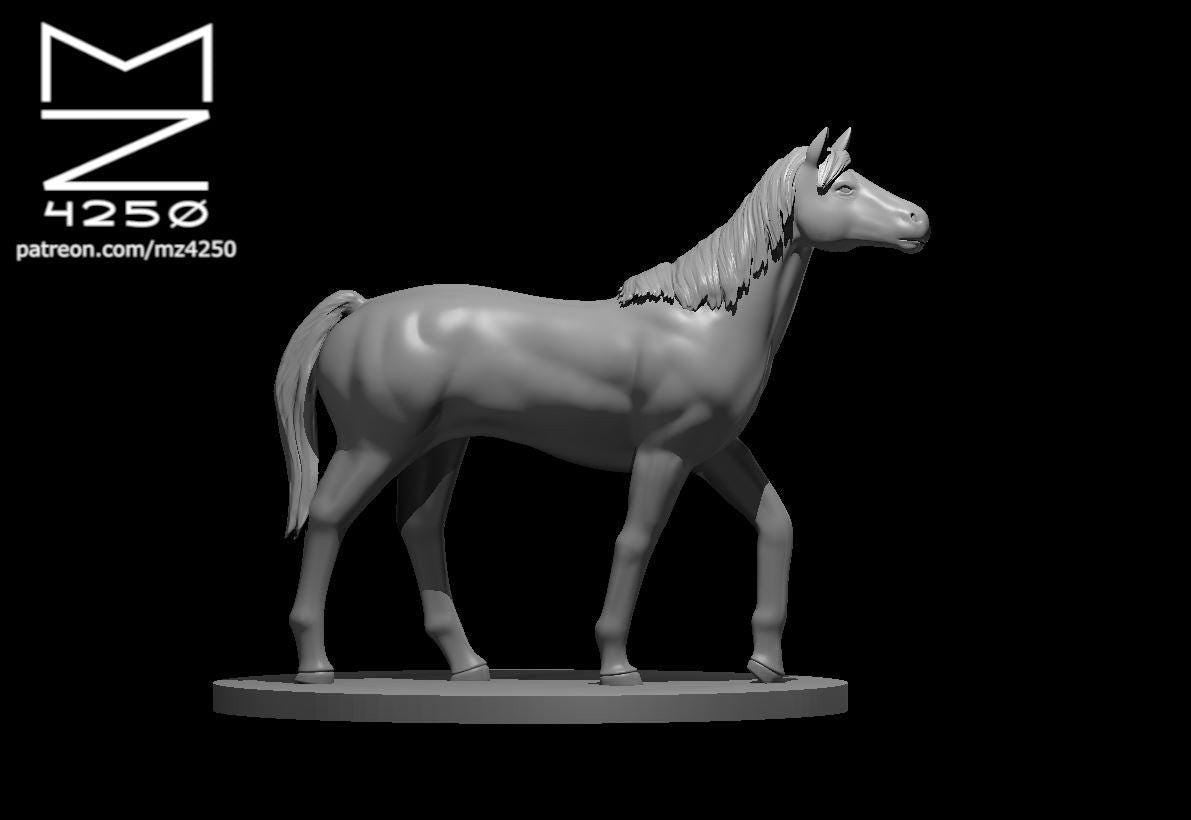 Riding Horse miniature by MZ4250