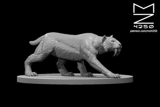 Saber-Toothed Tiger miniature by MZ4250