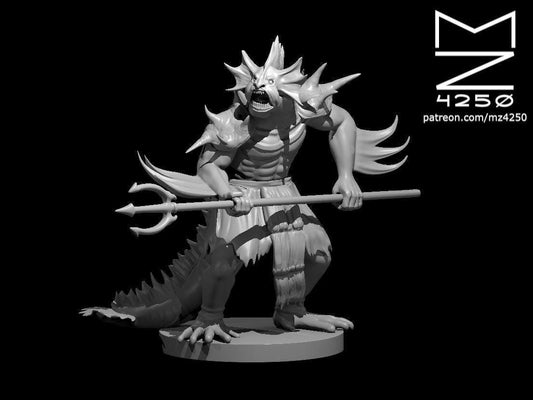 Sahuagin miniature by MZ4250