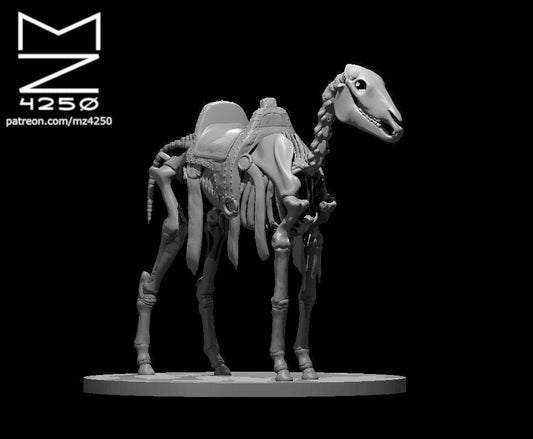 Skeleton Warhorse miniature by MZ4250