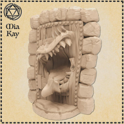Mimic Door miniature by M3DM