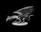 Silver Dragon Wyrmling Young Adult Ancient miniature by MZ4250