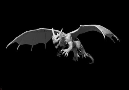 Blue Dragon Ancient Adult Young Wyrmling miniature by MZ4250