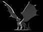 Blue Dragon Ancient Adult Young Wyrmling miniature by MZ4250
