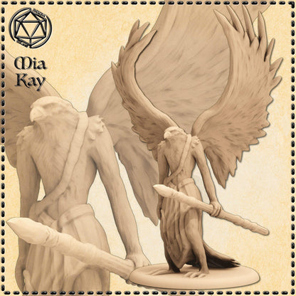 Aarakocra miniature by M3DM
