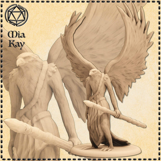 Aarakocra miniature by M3DM