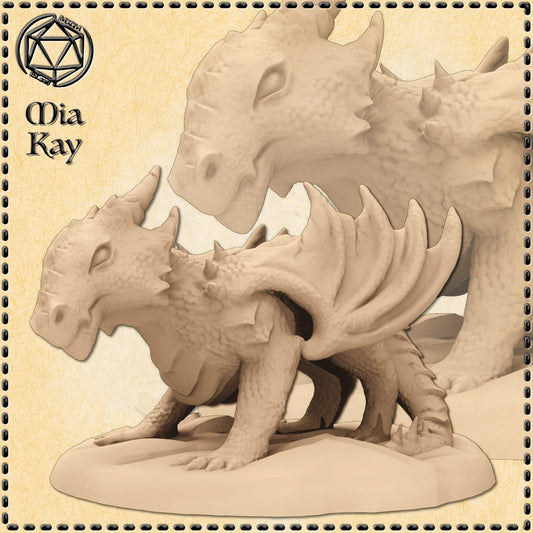 Angry Baby Dragon miniature by M3DM