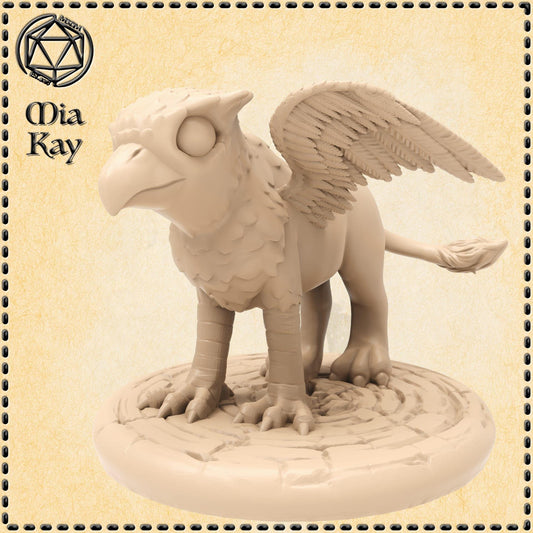 Baby Griffon miniature by M3DM