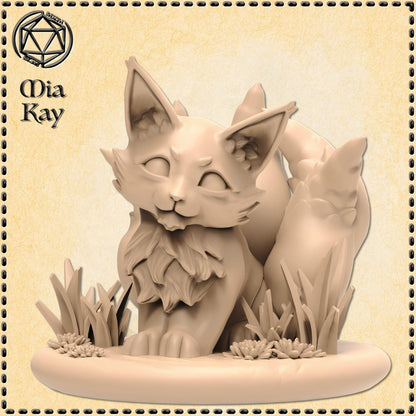 Baby Kitsune miniature by M3DM
