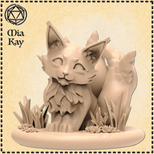 Baby Kitsune miniature by M3DM