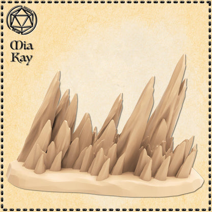 Ice Wall miniature by M3DM