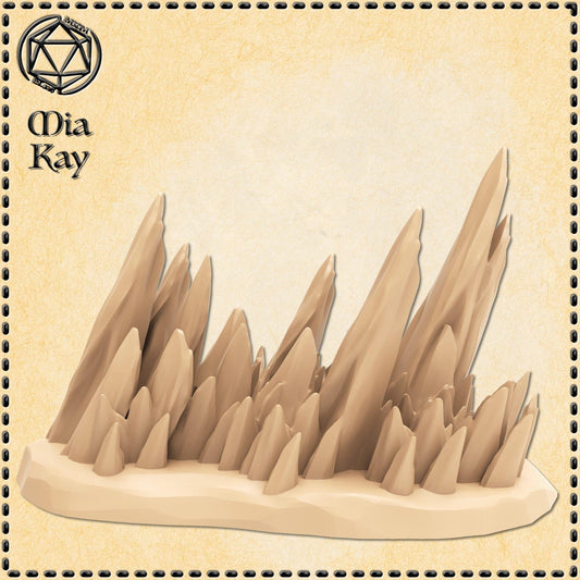 Ice Wall miniature by M3DM