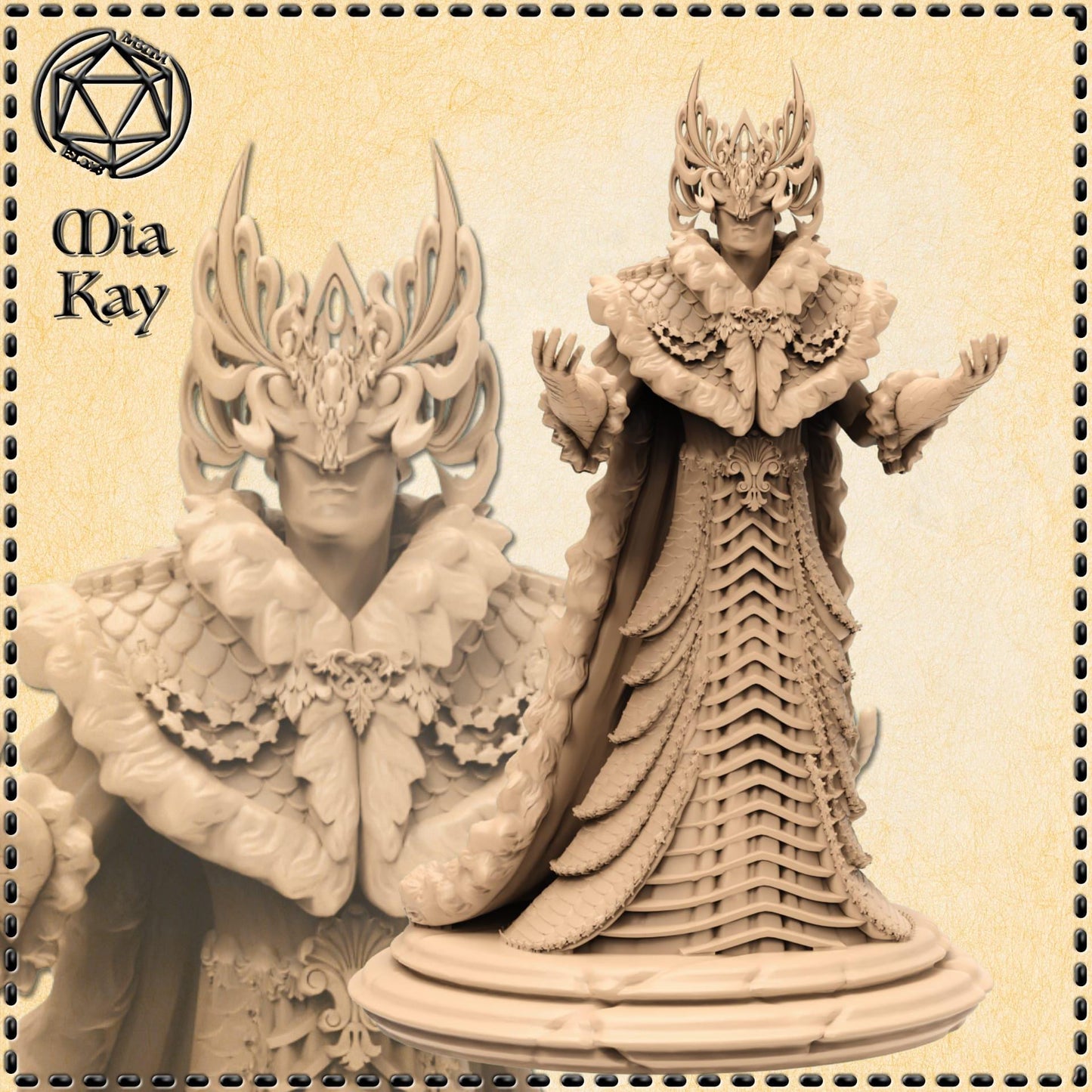 The Seven - Greed miniature by M3DM