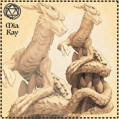 Chinese Dragon miniature by M3DM