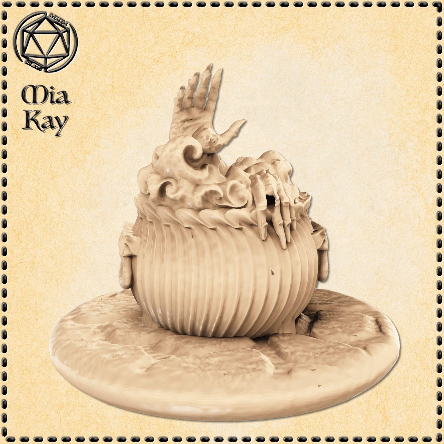 Cruel Cauldron miniature by M3DM