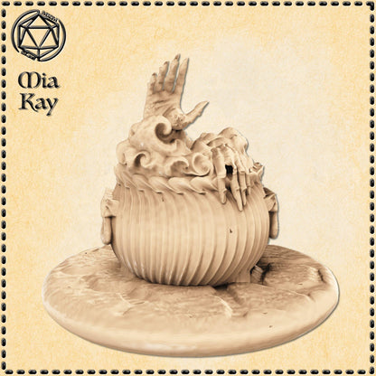 Cruel Cauldron miniature by M3DM