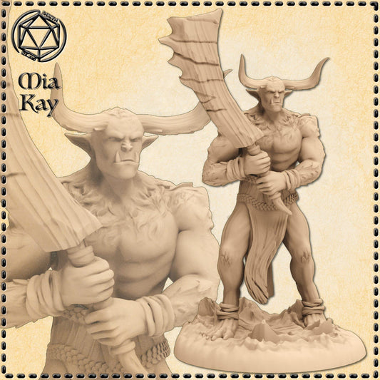 Cursed Orc miniature by M3DM