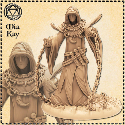 Dark Mage miniature by M3DM