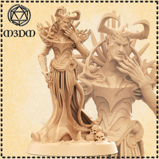 Demonic Sorcerer miniature by M3DM