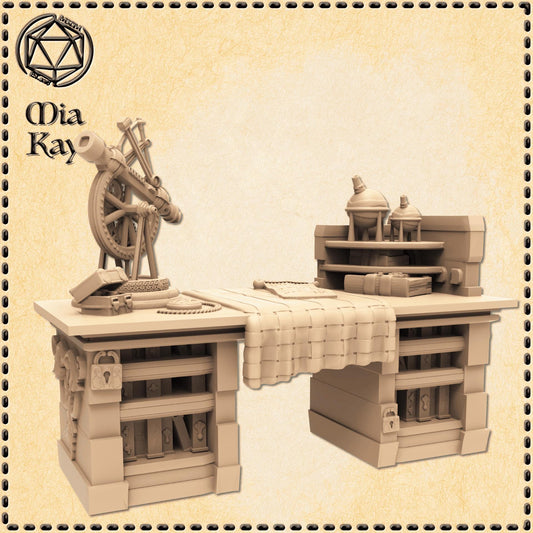 Desk miniature by M3DM