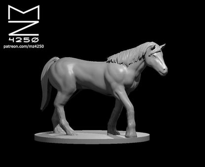 Draft Horse miniature by MZ4250