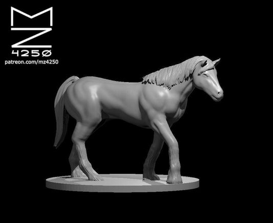 Draft Horse miniature by MZ4250