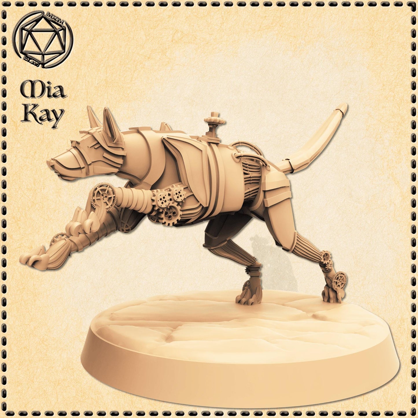 Dog miniature by M3DM