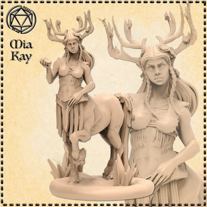 Druid Centaur miniature by M3DM