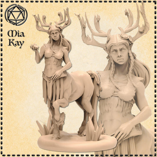 Druid Centaur miniature by M3DM
