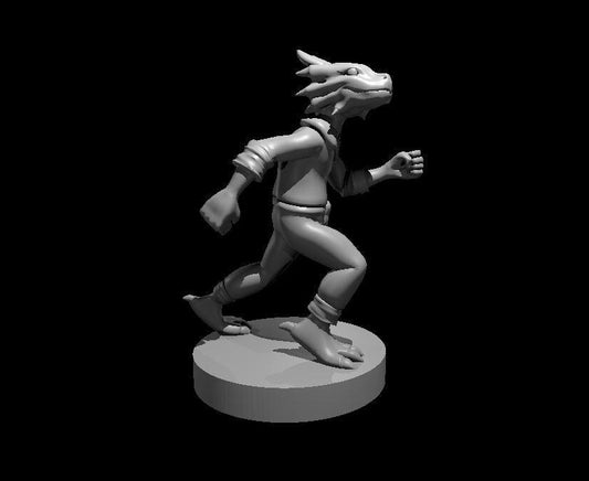 Dragonborn Child Male Running miniature by MZ4250