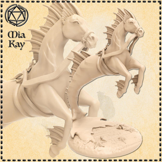 Hippocampus Mount miniature by M3DM